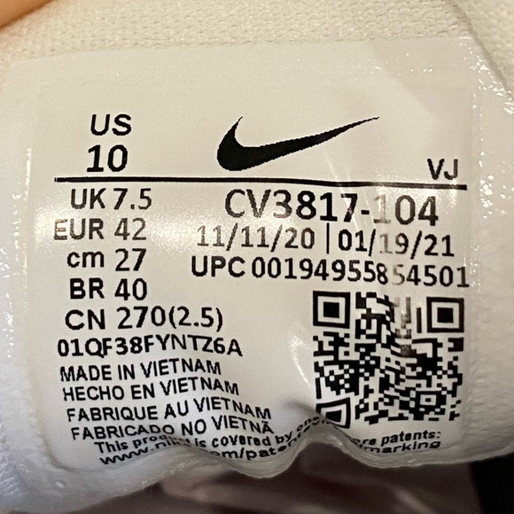 Nike React Escape Shoes Size 10 - Picture 8 of 9